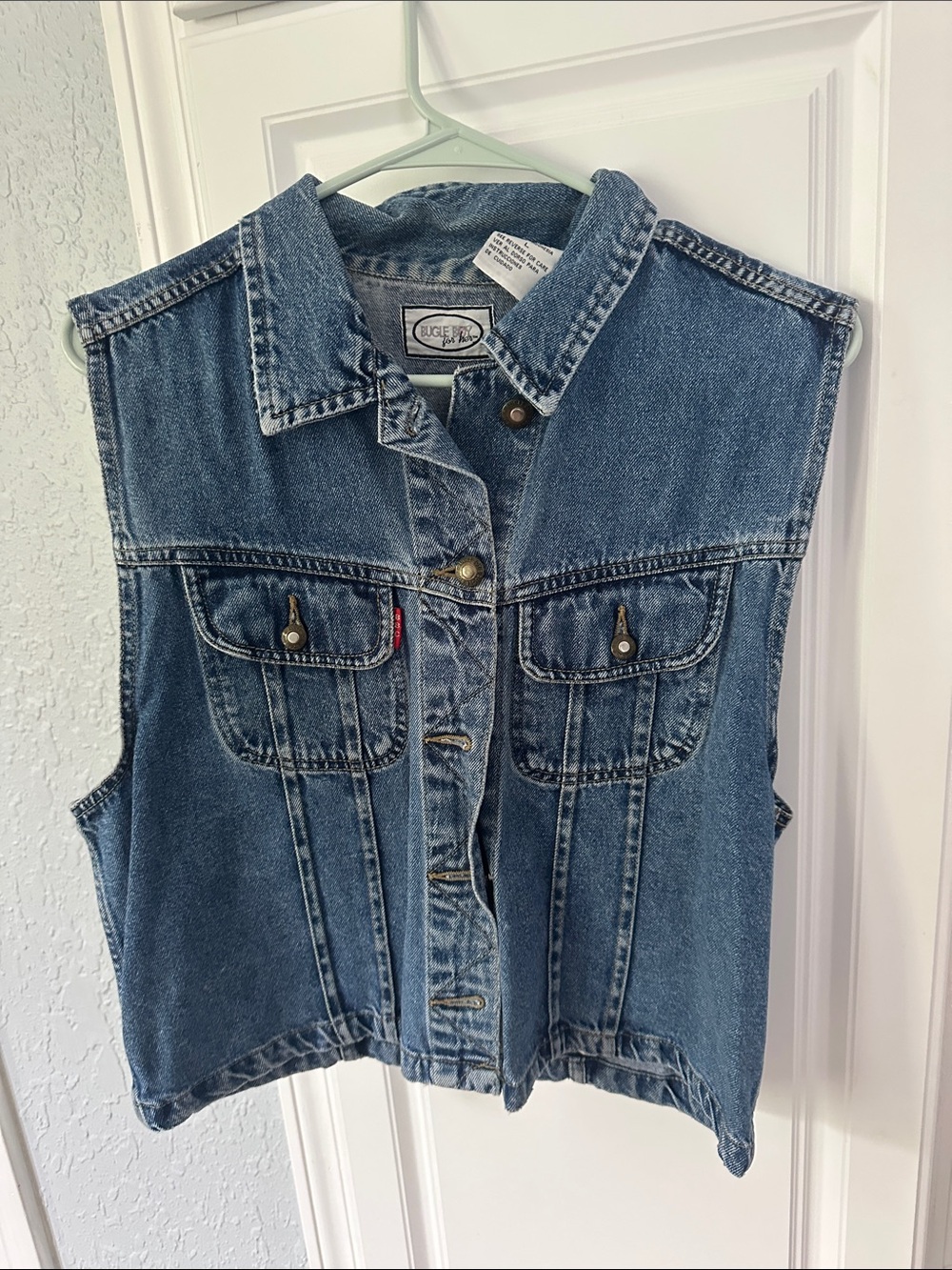 Bugle Boy Blue Denim Jacket Vest